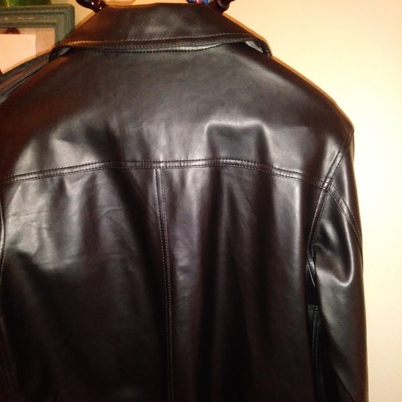 Mens Soft Faux Leather Jacket -EA Collection Italy - Picture 7 of 7